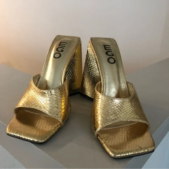 Gold Mules by EGO - Picture 9 of 10